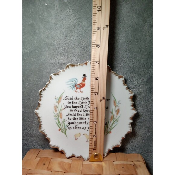 Vintage  Chicken‎ And Rooster Plate - Picture 4 of 10